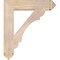 Ekena Millwork Olympic Arts & Crafts Smooth Bracket, Douglas Fir, 5 1/2"W x 30"D x 34"H BKT06X30X34OLY03SDF - alternate 2